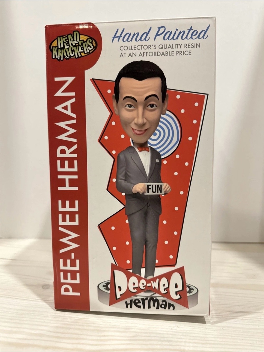 Pee-wee Herman NECA Pee-wee Herman Bobblehead Brand New